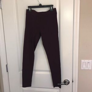 Maroon Leggings